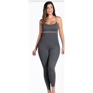 Brand New Curveez Women's Size Large Gray High Waisted Shapewear Leggings